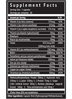 Dr. Nigma , Hair, Skin and Nails, Beauty in A Bottle, 60 Capsule Supplement  - Image 3