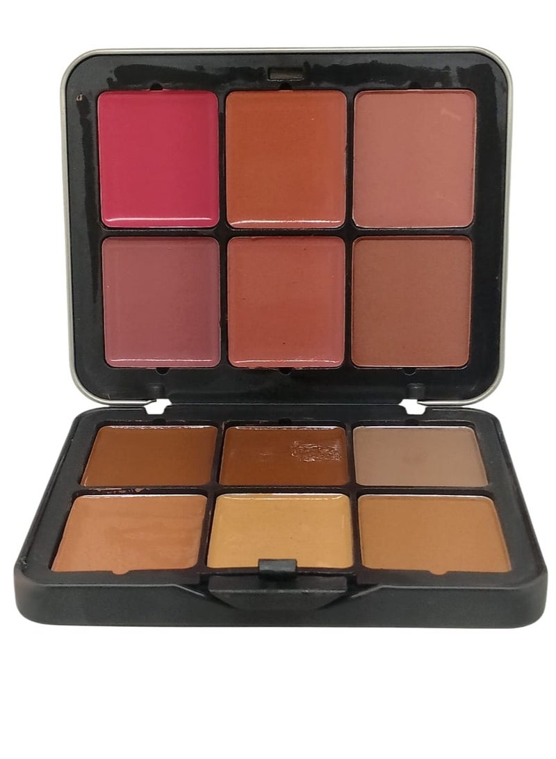 Might Cinema Contour + cream and powder blush 4*1 Might  Cinema - 12 colors - Image 1