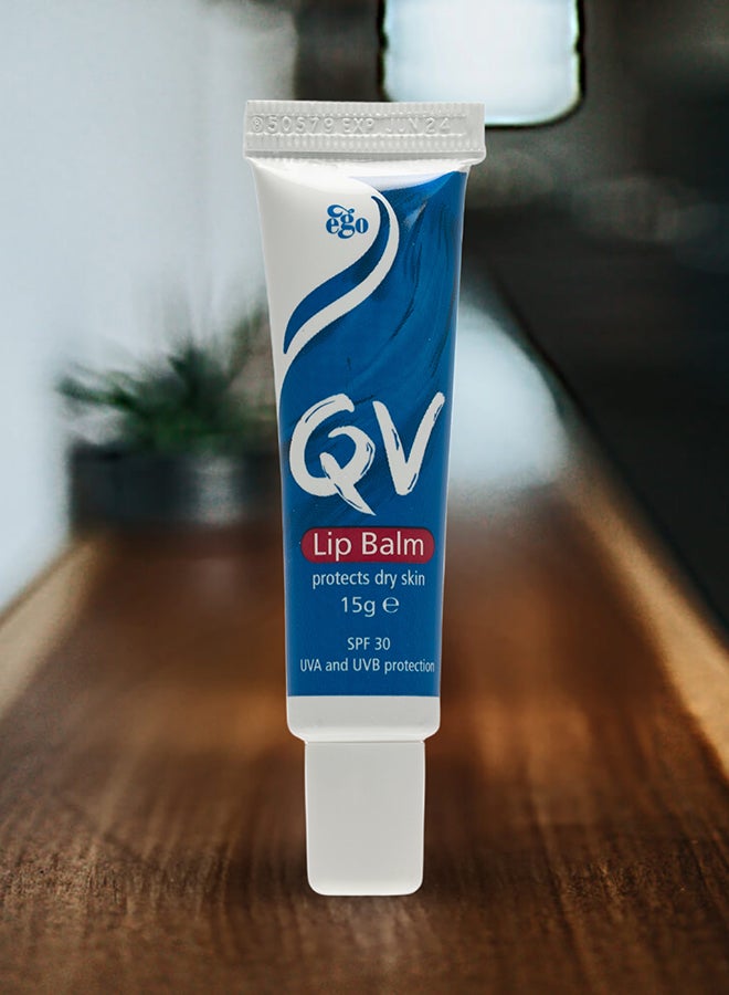 QV Moisturising Lip Balm (15g) with Broad Spectrum SPF 30 Sun Protection - Hydrates, Prevents Cracking, Antioxidant Vitamin E Formula 15grams - Image 5