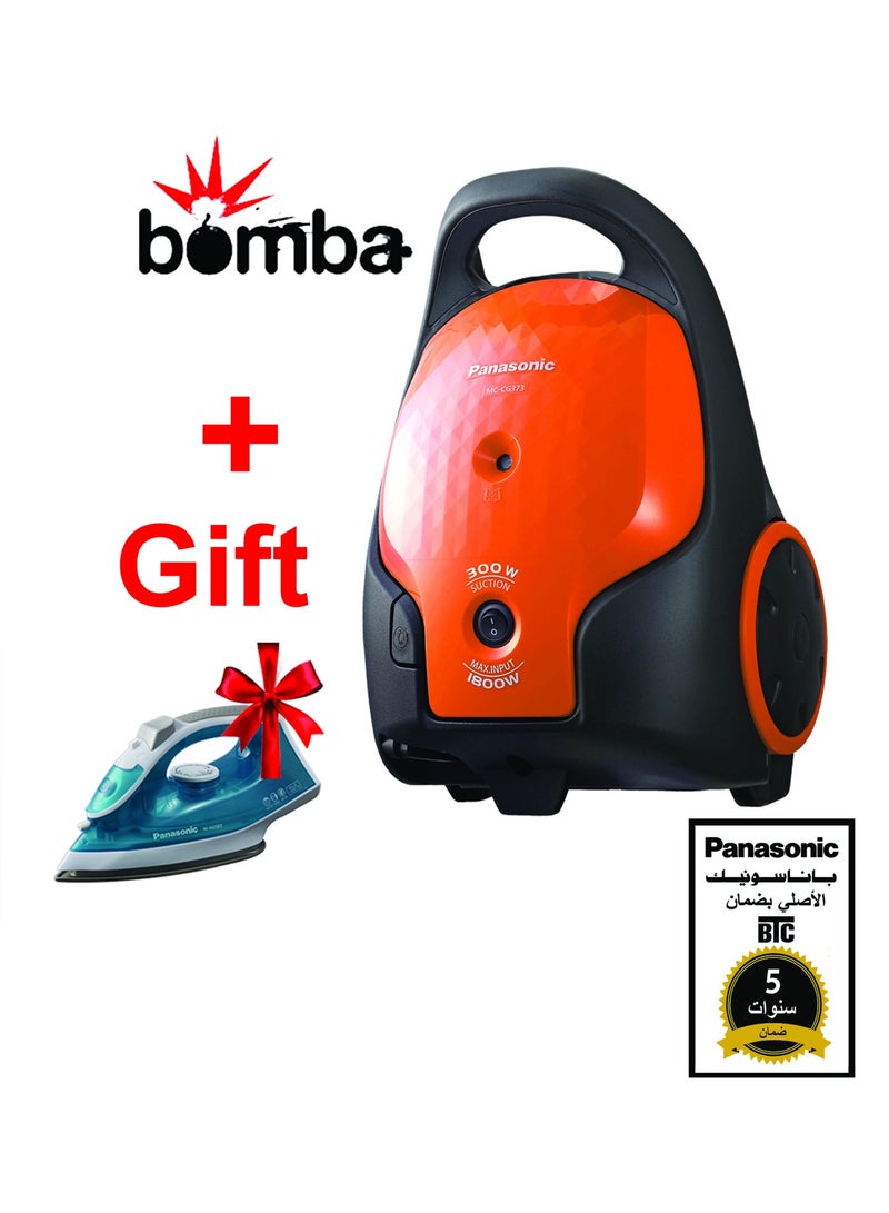 باناسونيك 1800 وات ضمان خمس سنوات صناعة ماليزى مكواة هدية - Image 1