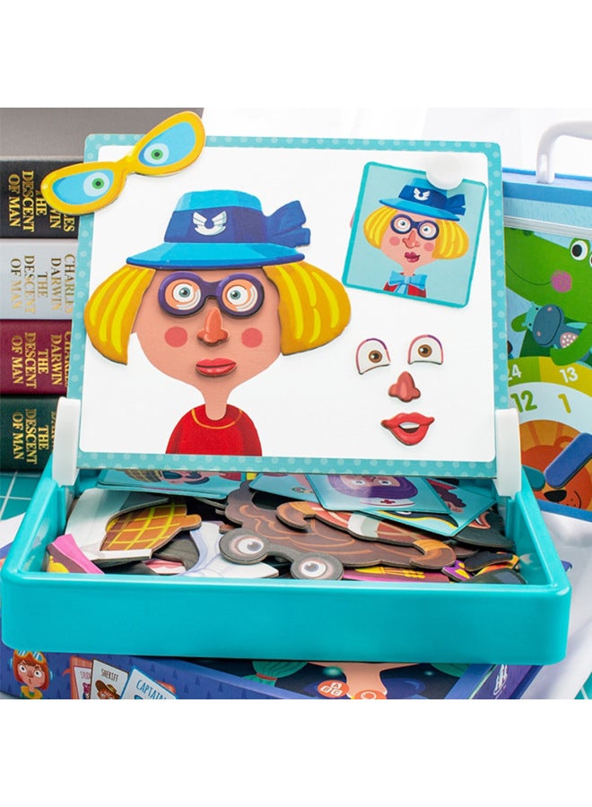 Children's Magnetic Puzzle Toy 2-3-4-5 Years Old Boys And Girls Baby Early Education Children's Intelligence-Color:Wonderful Day - Image 3