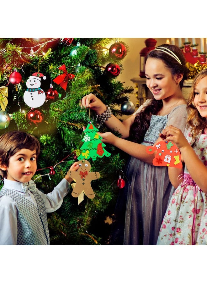 ماكس فن مجموعة ملصقات من 302 قطعة من Max Fun، مجموعة أدوات حرفية على شكل شجرة عيد الميلاد، قبعة شجرة عيد الميلاد، رجل ثلج، ديكورات عيد الميلاد للأطفال، لوازم هدايا الحفلات - Image 5