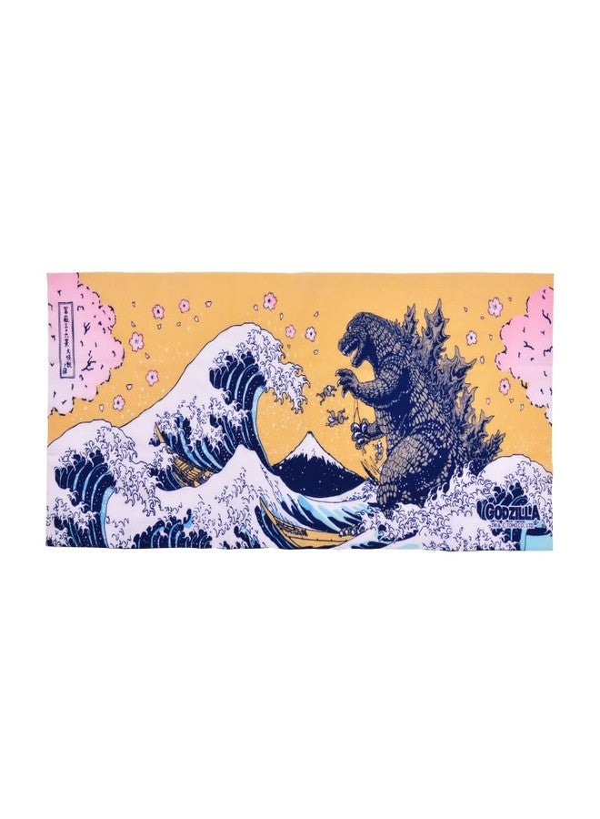Godzilla منشفة غودزيلا تنوجوي - ستة وثلاثون منظر لجبل فوجي مع أزهار الكرز - هوكوساي - Image 1