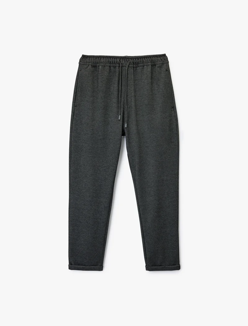 كوتون Drawstring Trousers