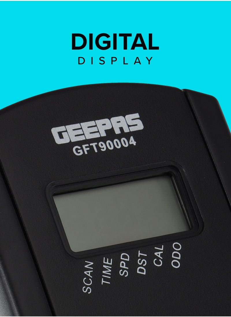 GEEPAS Spin Bike Low Noise with Emergency Break and Digital Display| Adjustable Seat, Handlebar, Resistance | Perfect for Home Workout, Weight Loss Training, Endurance Building, Fitness| GFT90004  - Image 4