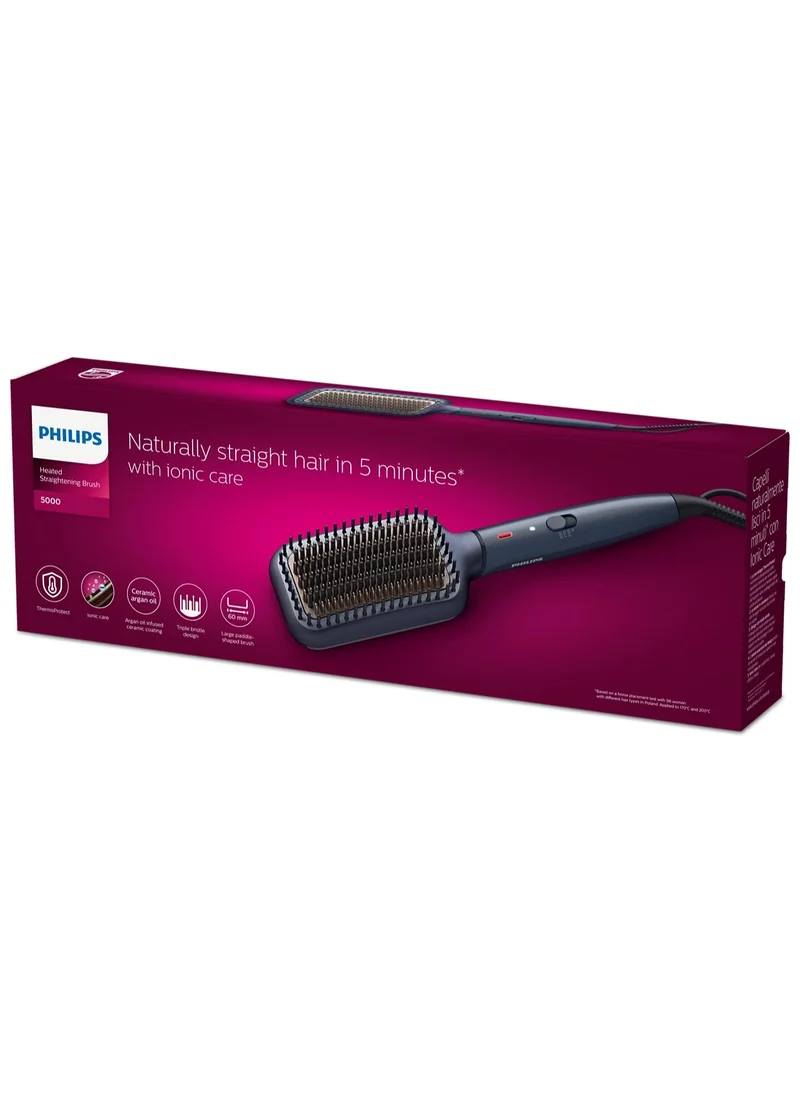 فيليبس 5000 Heated straightening brush BHH885/03