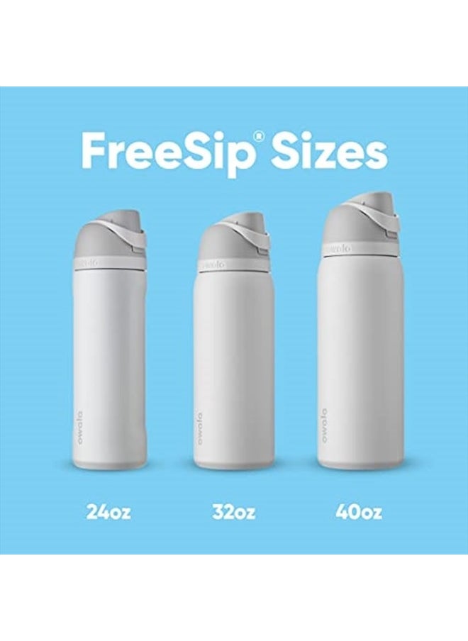 Owala FreeSip Insulated Stainless Steel Water Bottle with Straw, BPA-Free Sports Water Bottle, Great for Travel, 32 Oz, Retro Boardwalk  - Image 5