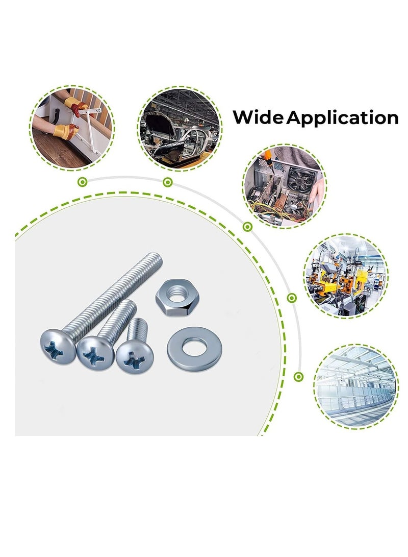 RACO Machine Screws/Bolts Stainless Steel Round Head Phillips Screws Muliti Purpose Use (5, 3.5x10mm) - Image 3