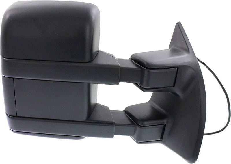 Garage-Pro Towing Mirror for 2011-2012 Ford Super Duty - Passenger Side, Textured Black - Image 1