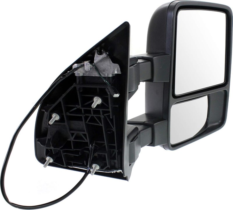 Garage-Pro Towing Mirror for 2011-2012 Ford Super Duty - Passenger Side, Textured Black - Image 2