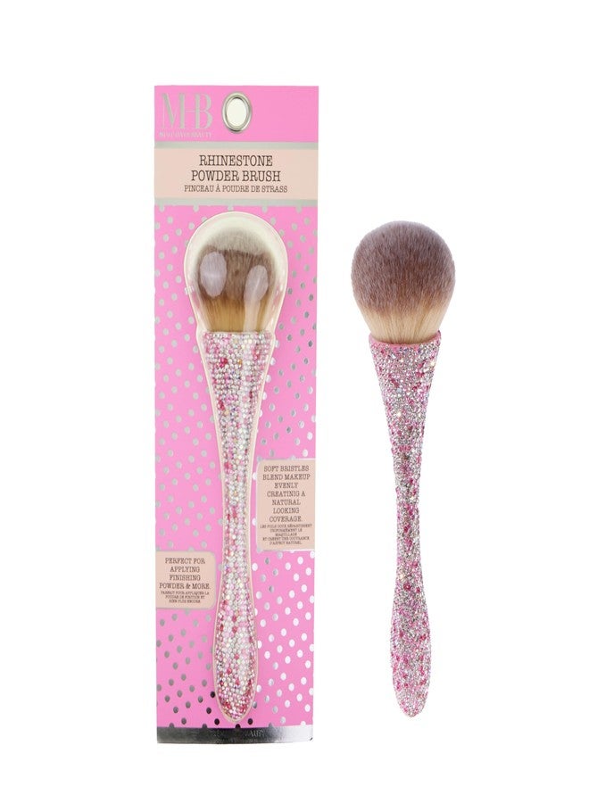 Expressions Rhinestone Powder Brush - Premium Soft Bristle Makeup Brush for Finishing - Image 1