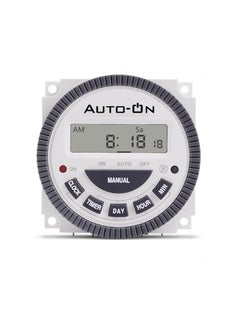 AutoON Digital Timer Programmable Time Switch with LCD 4 Pin Pack of 1