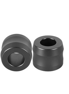 Linkidea Linkidea 2 Pack Aluminum Alloy Razor Stand, Opening Dia 0.86" (22mm) Men's Shaving Stand for Bathroom Countertops, Compatible with Gillette Heated Razor, Fusion 5 Power (Dark Grey)  - Image 3