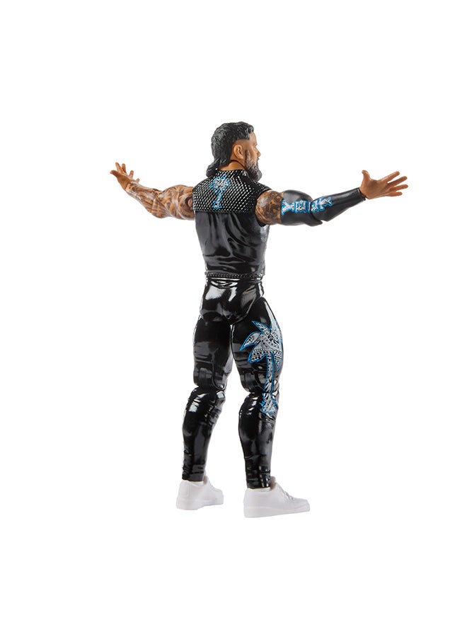 WWE Mattel WWE Jey Uso Action Figure, Main Event Series #157, 6-inch Collectible Superstar with 14 Articulation Points & Life-Like Look - Image 3