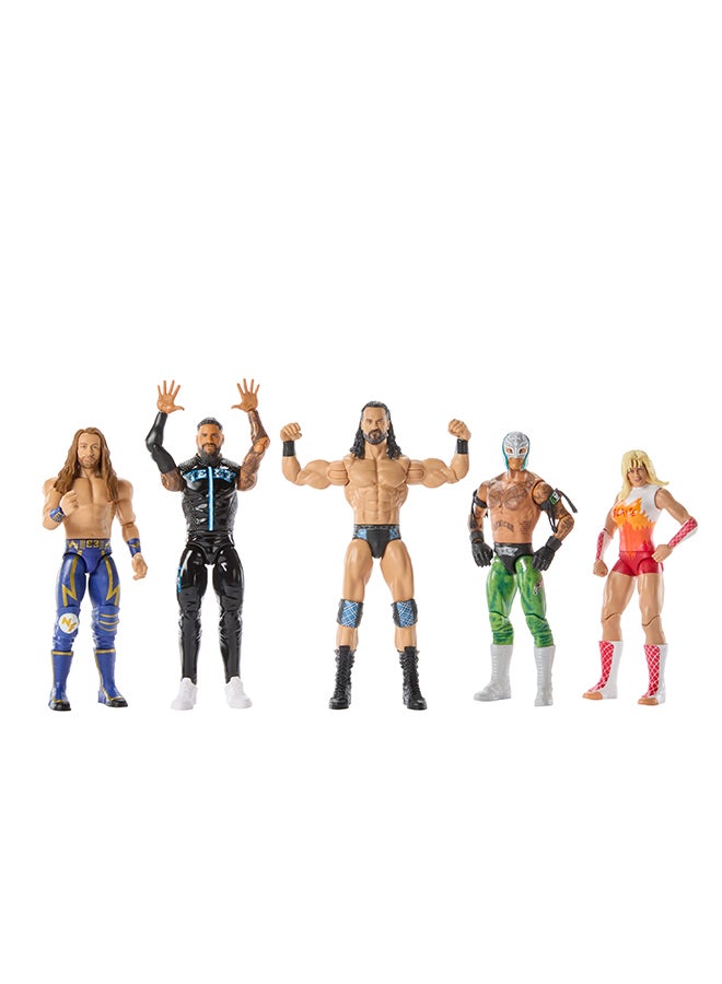 WWE Mattel WWE Jey Uso Action Figure, Main Event Series #157, 6-inch Collectible Superstar with 14 Articulation Points & Life-Like Look - Image 5