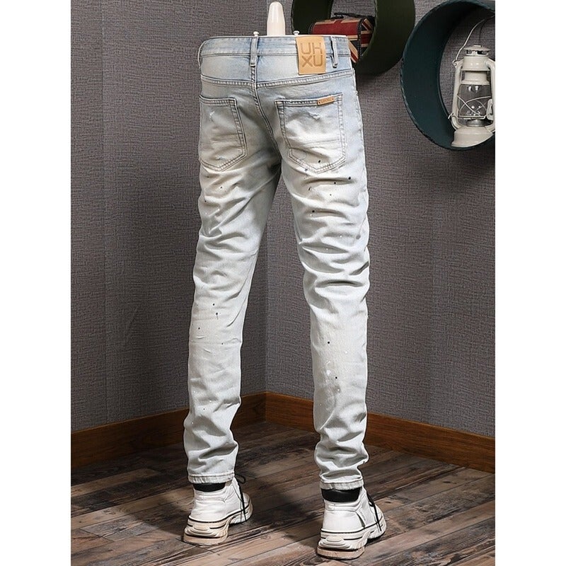 Unisex Classic Denim Jeans Loose Fit Daily Outdoor Wear - Image 4