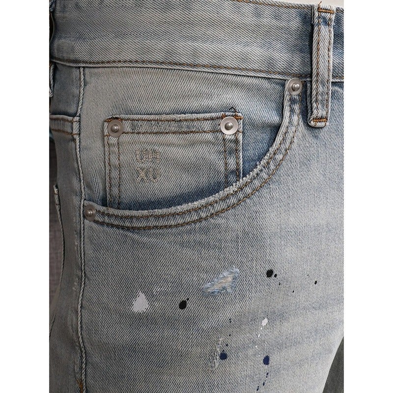 Unisex Classic Denim Jeans Loose Fit Daily Outdoor Wear - Image 5