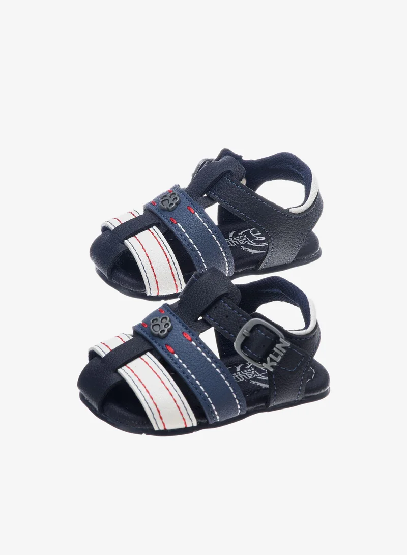 Klin Kids Back Striped Sandals