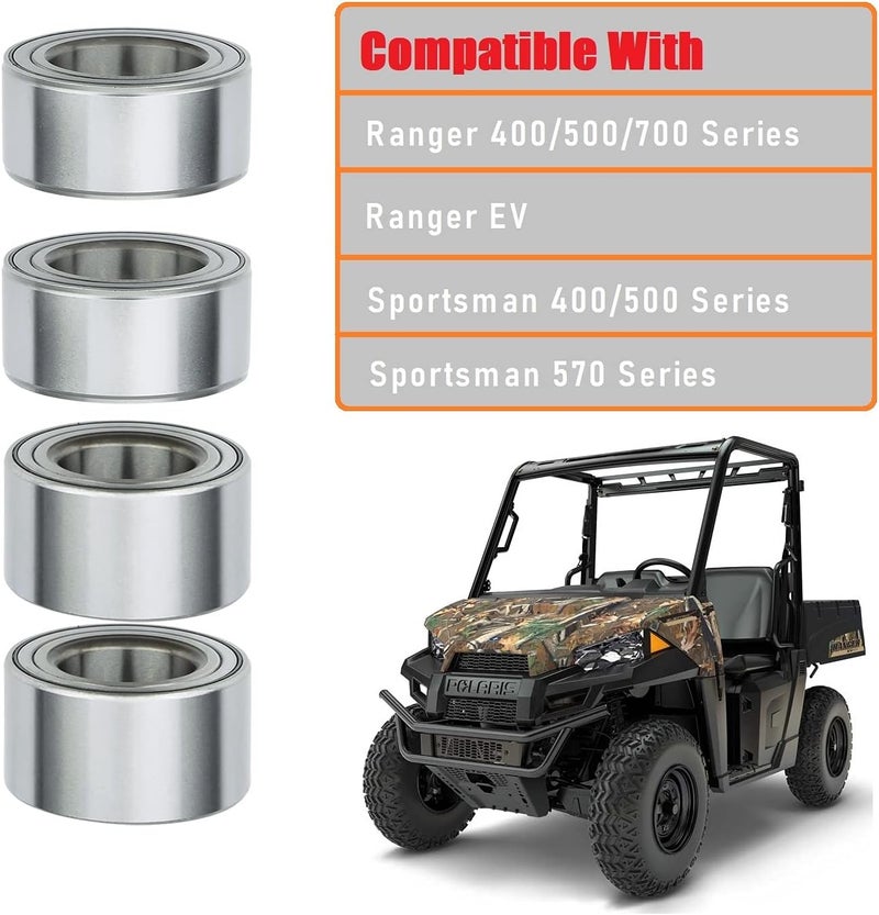 MINSTAR Wheel Hub Bearings for Polaris Ranger - Image 2