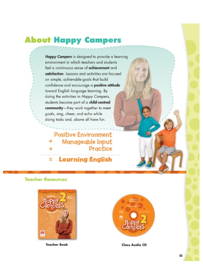 كتاب مخيمات ماكميلان السعيدة - دورة اللغة الإنجليزية الأمريكية للأطفال - المستوى الثاني - كتاب المعلم - Image 3