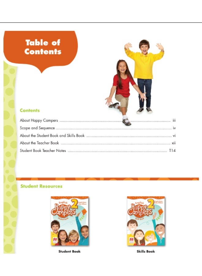 كتاب مخيمات ماكميلان السعيدة - دورة اللغة الإنجليزية الأمريكية للأطفال - المستوى الثاني - كتاب المعلم - Image 2