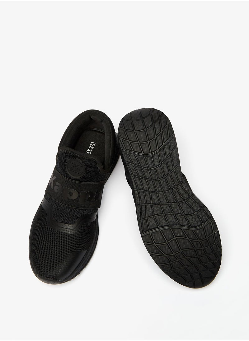 Kappa Women's Textured Slip-On Sports Shoes Black  - Image 4