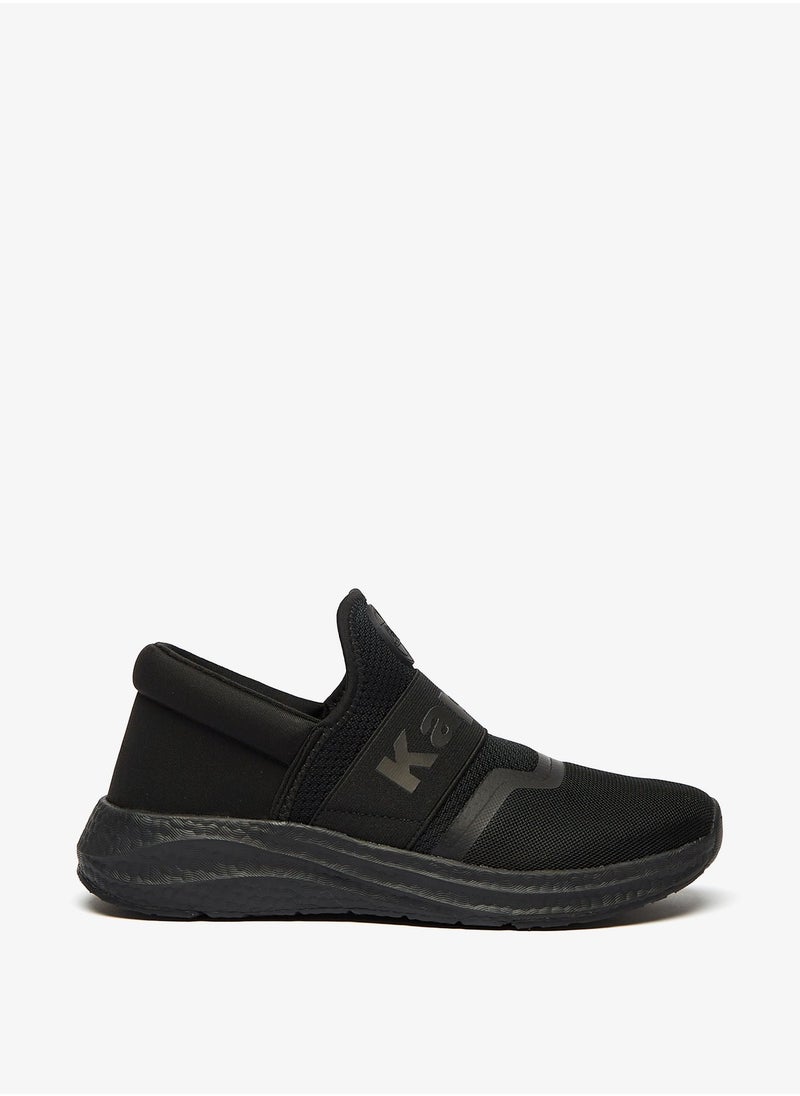 Kappa Women's Textured Slip-On Sports Shoes Black  - Image 1