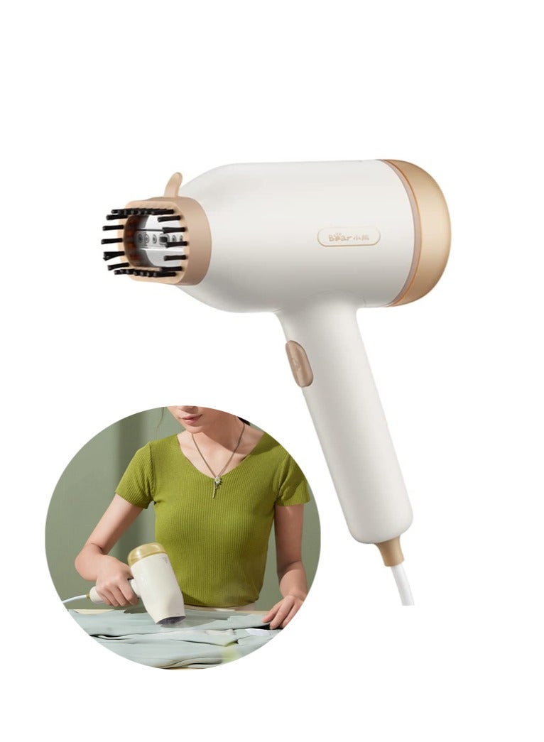Bear Electric Handheld Garment Steamer Iron 1000W  Removable Cleaning Brush 120ml Water Tank Portable Travel Cloth Steamer - Image 1
