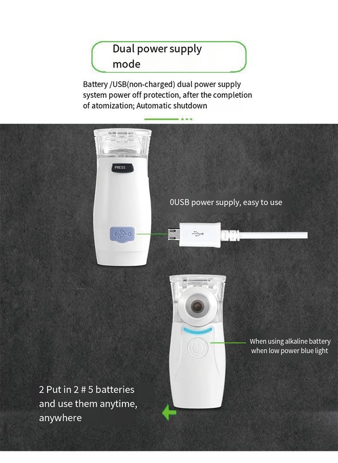 JZIKI - JZIKI Handheld Ultrasonic Nebulizer – Silent and Compact - Image 1
