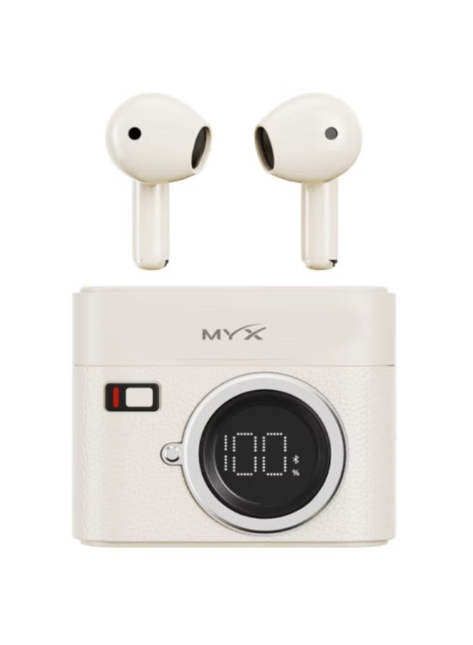 MYX Mybuds Cozy On-Ear Design white - Image 1