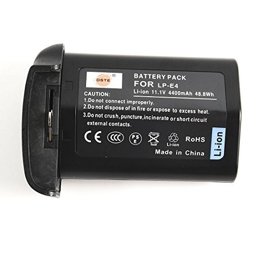 DSTE® LP-E4 Replacement Li-ion Battery for Canon EOS-1D C EOS-1D Mark III IV EOS-1Ds Mark III IV Digital Camera - Image 4