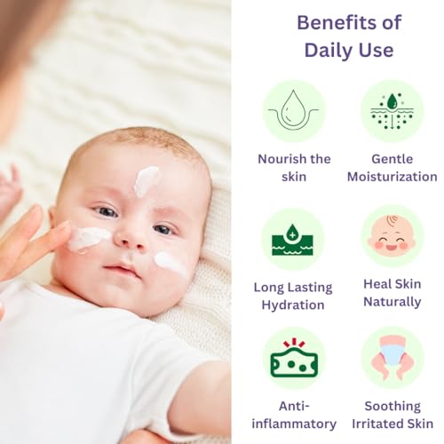 Mamansh Natural Baby Lotion | Nourishes & Moisturizes with Shea Butter, Oat Protein & Vitamin E | For Soft, Glowing Skin | 0–5 Years | 200 ml - Image 2