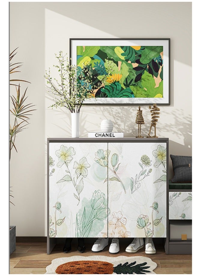 Anna Eco-friendly Moisture-Resistant and Oil-Proof Self-Adhesive Wallpaper with Colorful Patterns for Home Decoration - Image 4