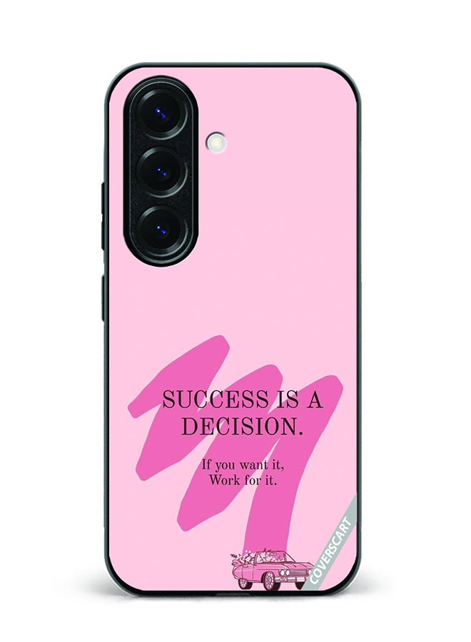 COVERSCART Protective Case Cover For Samsung Galaxy S24 Plus Caption Design Pink