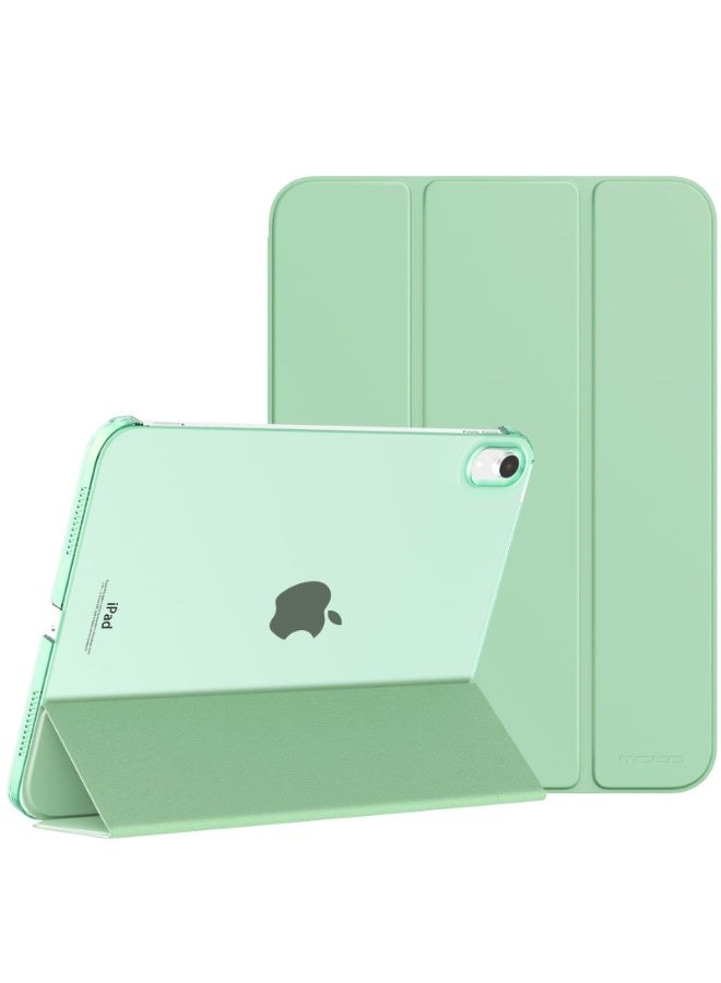 فوميمو حافظة لجهاز iPad (A16) 11 بوصة 2025/iPad 10 10.9 بوصة 2022، غطاء خلفي شفاف مع حامل قلم، وغطاء حافظة مع خاصية السكون/التنشيط التلقائي لجهاز iPad 10 10.9 بوصة 2022/iPad 11 11 بوصة 2025(أخضر) - Image 1