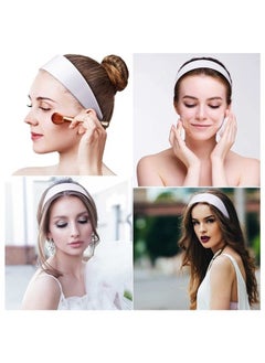 Chuangdi 12 Pieces Plastic Headbands Wide Hard Plain Craft Headband Plastic Hairband for DIY Hair Accessories Women Girl (White, 2 Inch) 