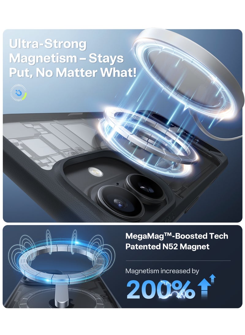 iPhone 17 Case Pstand Series, Built-in Kickstand, MagSafe Compatible, 12FT Military Grade Drop Protection, Slim Protective Cover – - Image 3