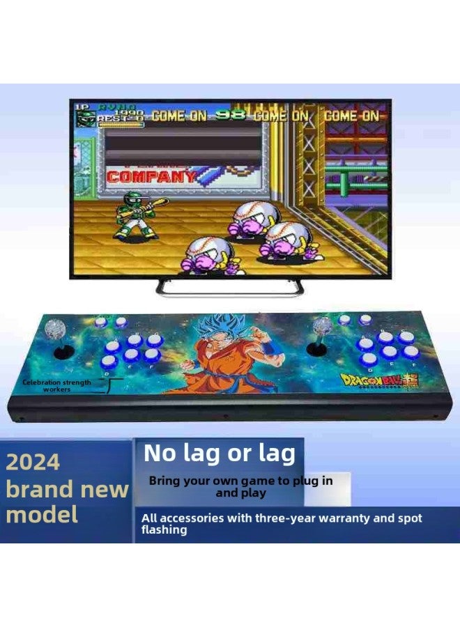 Game Machine 2024 Pandora Nostalgic Moonlight Box With TV Double Rocker Extreme Edition Desktop Arcade-Product Color:Pandora 28k Games/separates Crystal Rocker/wireless Handle - Comes With 20k Games/metal Material/same-day Delivery  - Image 2