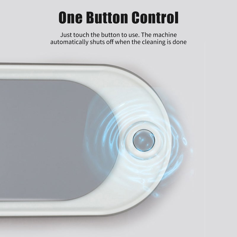 Ultrasonic Jewelry Cleaner Portable Cleaning Tool High-Frequency Vibration Cleaner for Contact Lenses Gold Silver Glasses Watch Ring Coins - Image 2