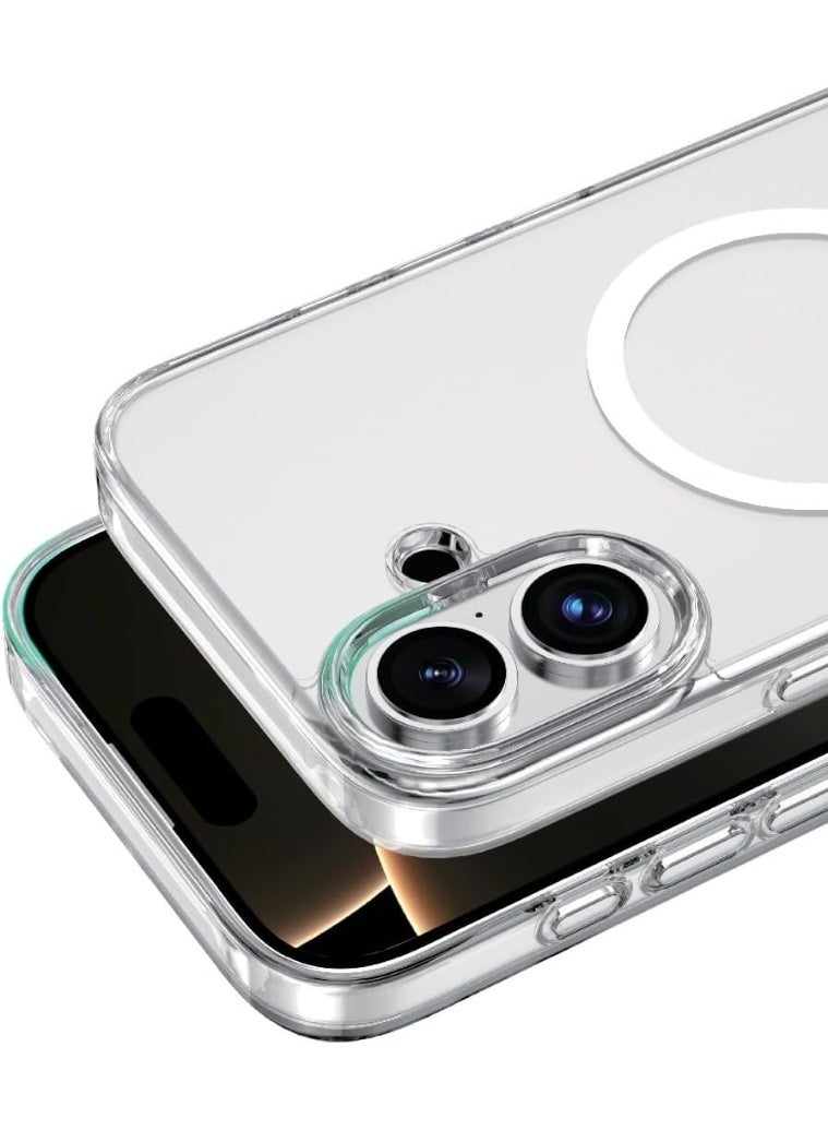 GREEN LION MagSafe Delgado Case iPhone 17 with Ultra Drop Protection & MagSafe Compatibility / Camera Protection / Daily Protection - Clear - Image 4