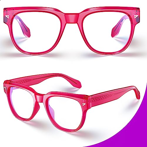VISOONE Square TR90 Blue Light Blocking Glasses with Anti Glare Computer Glass Woman and Men SAGE - Image 2