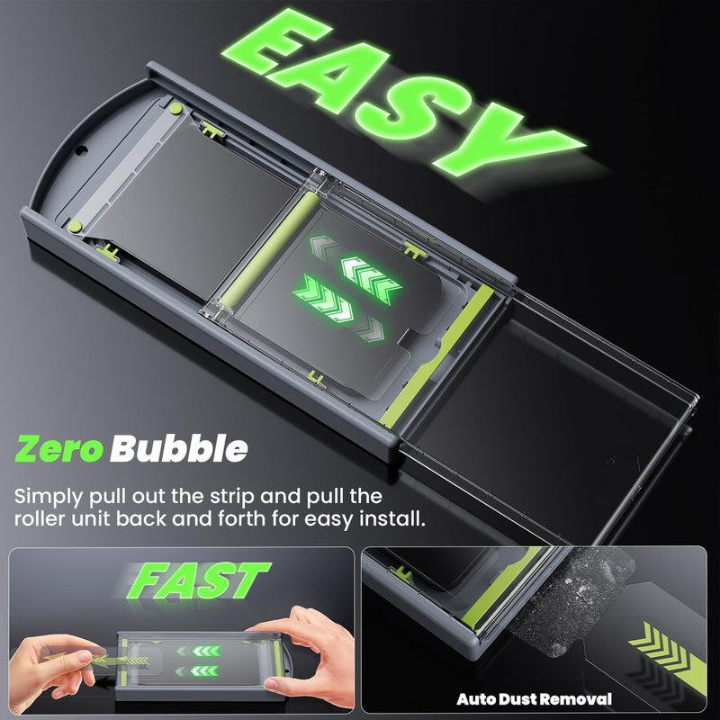 WSKEN for Samsung Galaxy S24 Privacy Screen Protector Tempered Glass [24Â° Anti-Spy] [Zero Bubble] [Auto Dust-Remove] [Support Fingerprint Unlock],2 Pack - Image 3