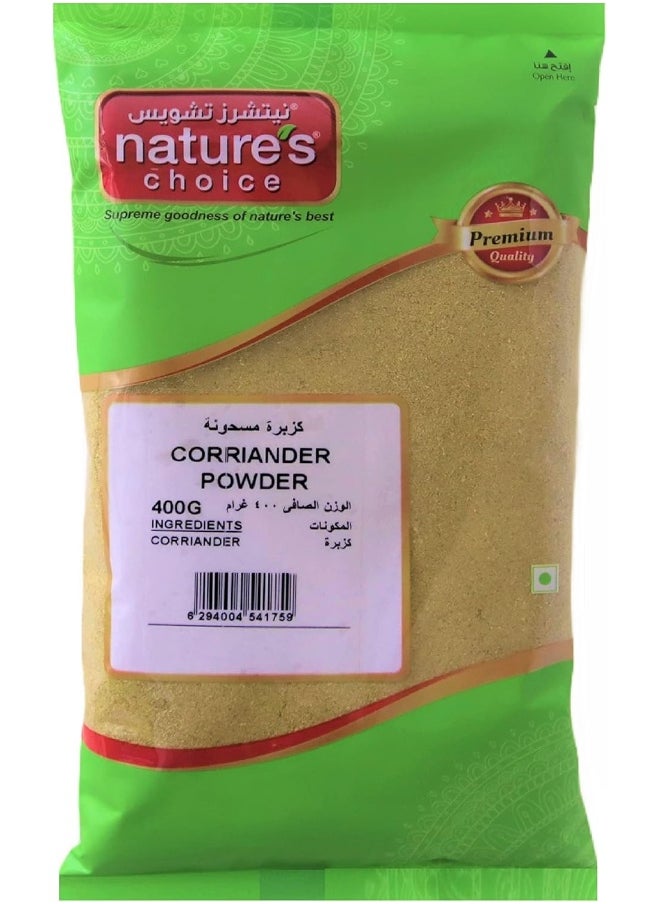 Nature's Choice Natures Choice Coriander Powder 400 Gm  - Image 1