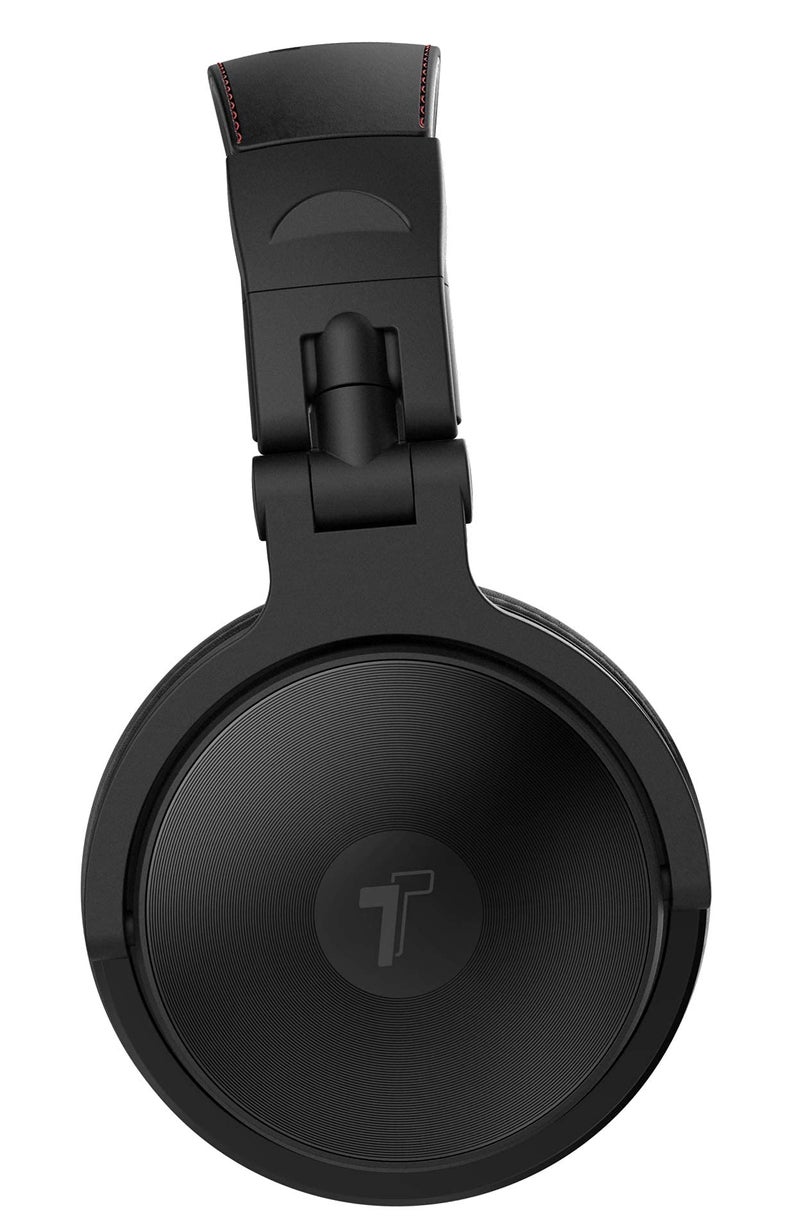 Thore Over Ear iPhone Headphones with Lightning Connector (Apple MFi Certified) – Closed Back Studio DJ Monitor Earphones (50mm Neodymium Drivers) (V200 Black/Red) - Image 2