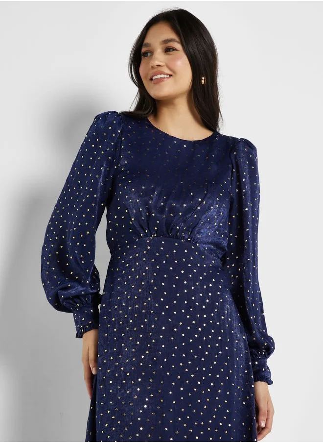 Little Mistress Cut Out Detail Dress