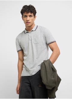 BRAVE SOUL Contrast Polo Shirt  - Image 1