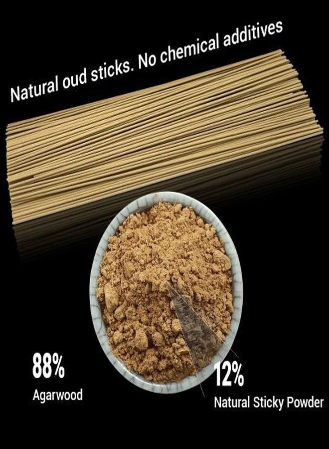 Bakhory Cambodian Oud Incense Sticks, 1.4mm Thick 132 Sticks, Agarwood, 87g - Image 4