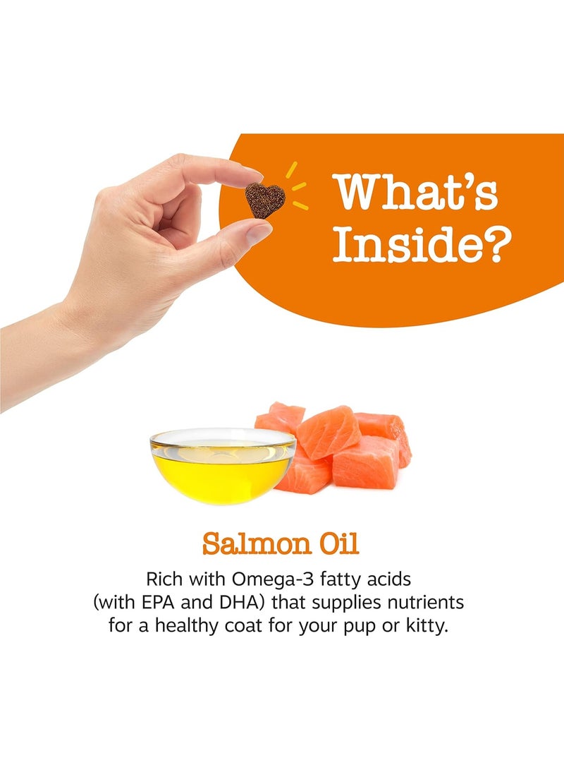 Zesty Paws Wild Alaskan Omega-3 Blend Pollock + Salmon Oil for Dogs and Cats- Skin and Coat Support, Omega 3 Supplement for Pets - Image 4