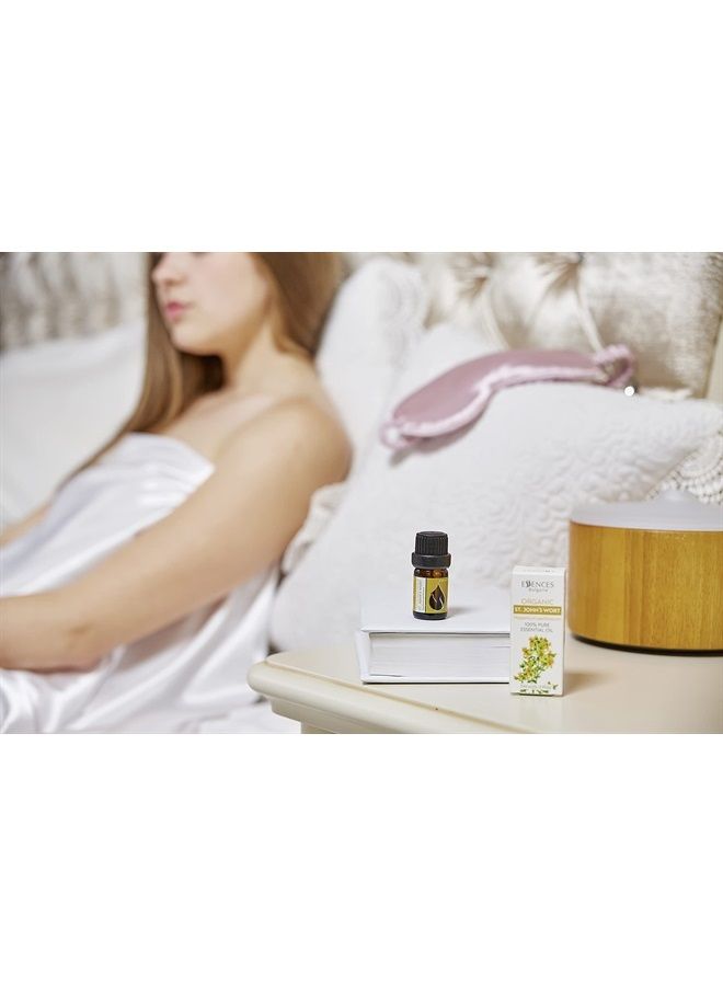 Essences Bulgaria Organic St. John's Wort Essential Oil 1/3 Fl Oz | 10ml | Hypericum perforatum | 100% Pure and Natural | Undiluted | Therapeutic Grade | Family Owned Farm | Steam-Distilled | Non-GMO  - Image 1