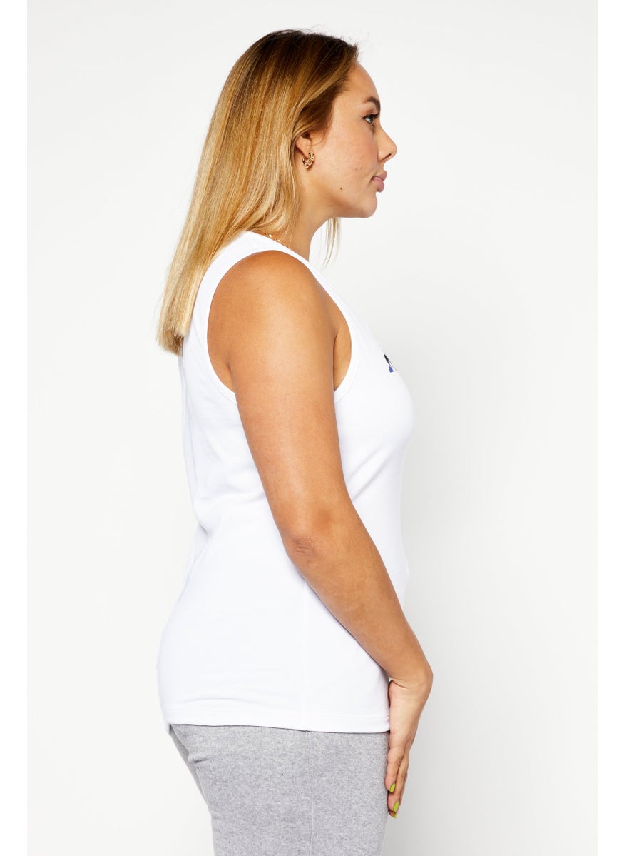 le coq sportif - Women Sportswear Fit Brand Logo Training Top, White - Image 1